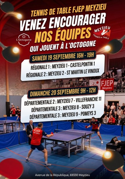 Rencontres Championnat par équipe du 19 et 20 Septembre