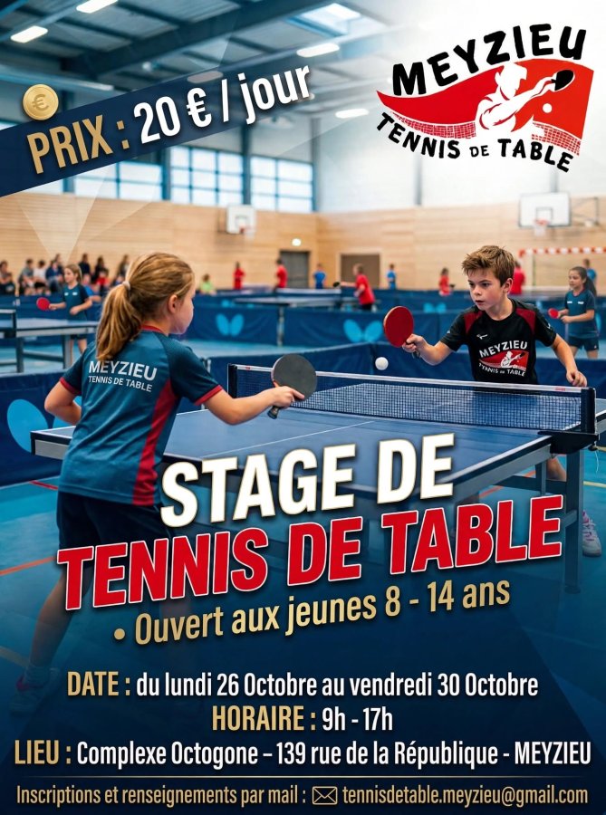 Stage jeunes - 26 - 30 Octobre 2026